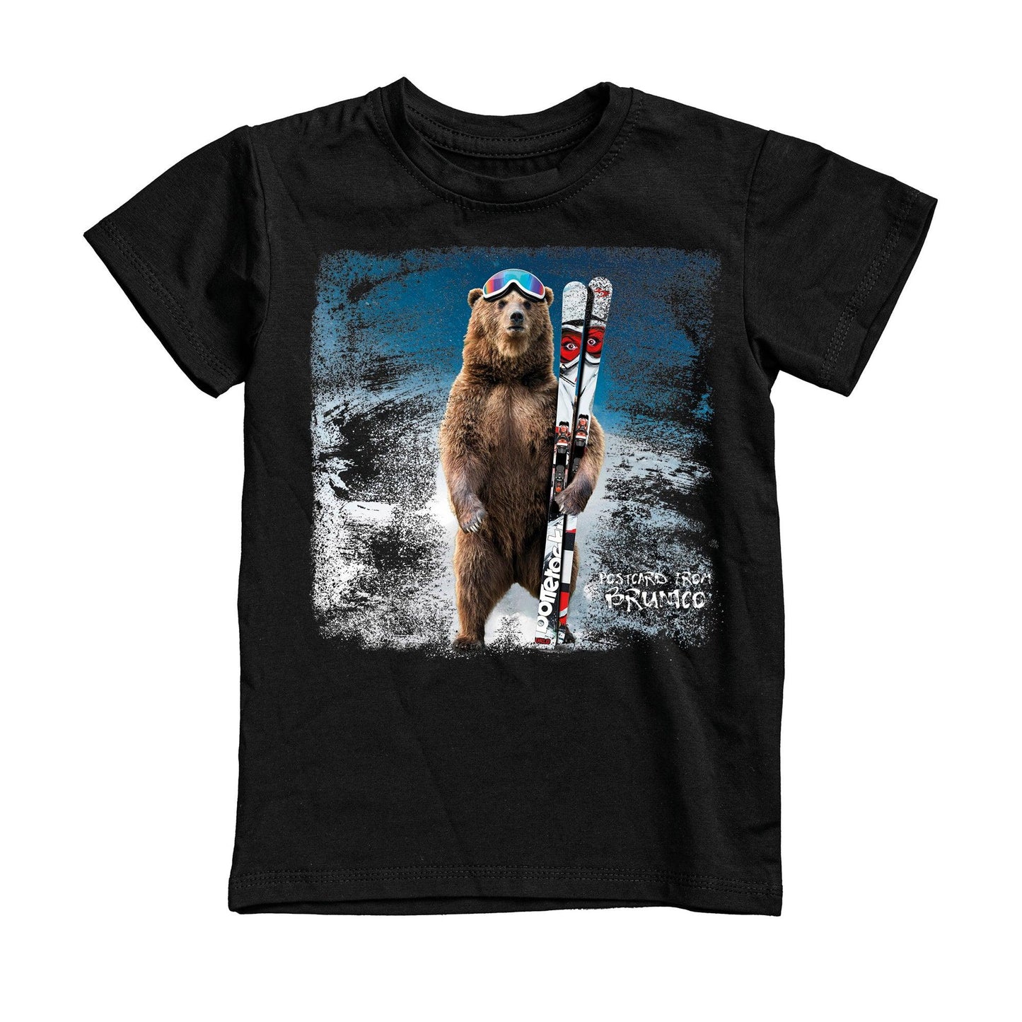 T-SHIRT UOMO BEAR-056-M NERO