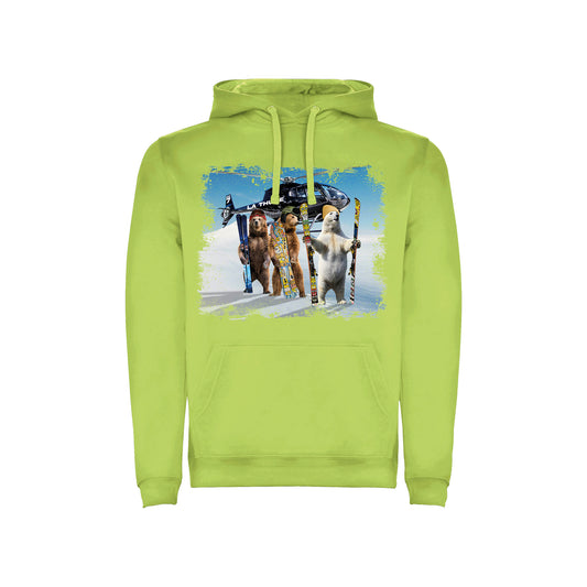 FELPA JUNIOR BEAR-057-JM-FE PISTACCHIO