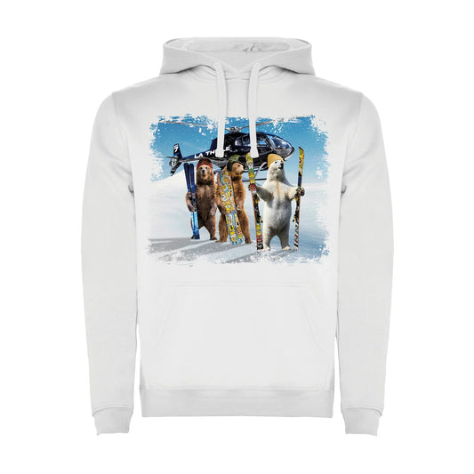 FELPA UOMO BEAR-057-M-FE BIANCO