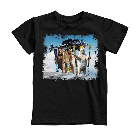 T-SHIRT UOMO BEAR-057-M NERO