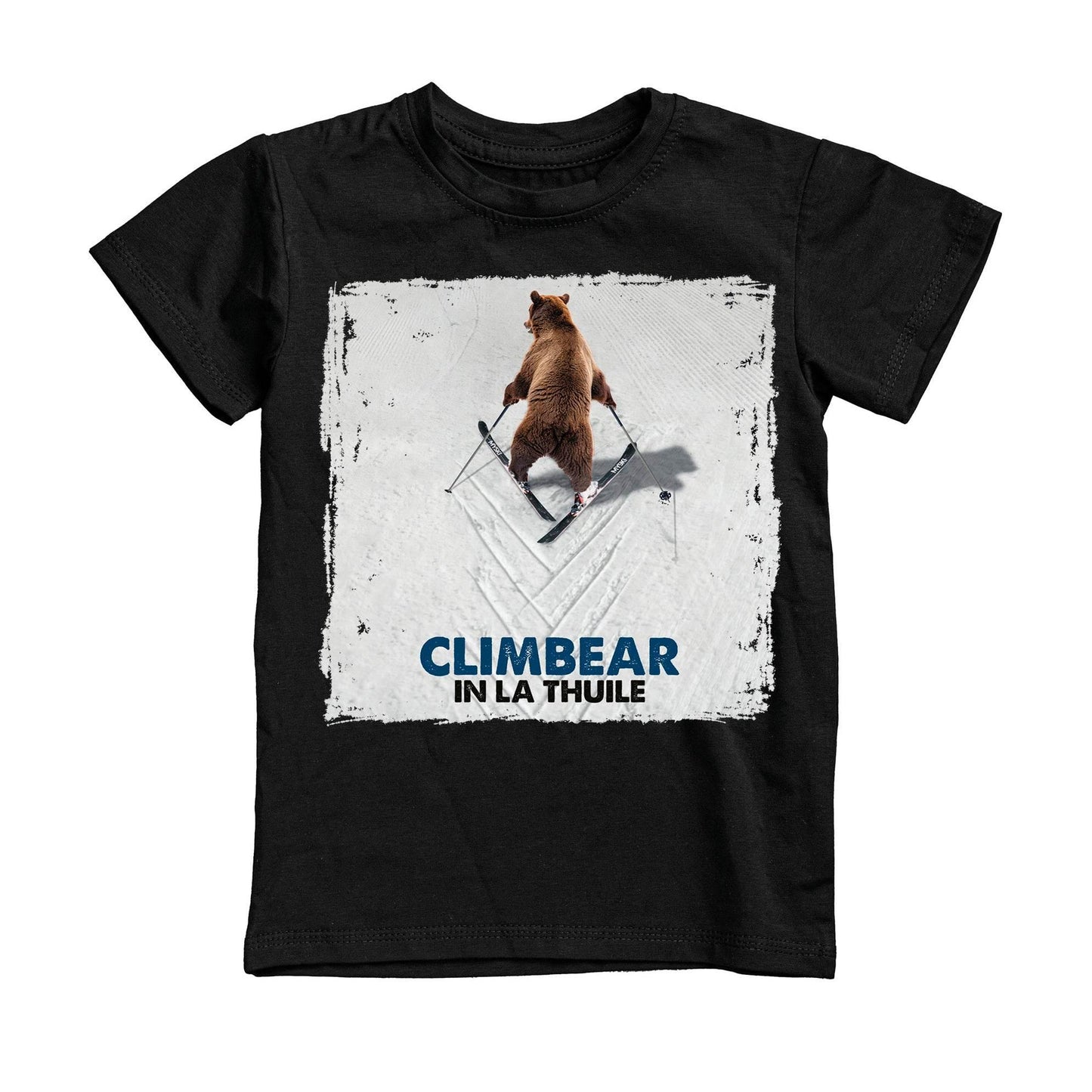002-T-SHIRT UOMO BEAR-060-M NERO - MYSKI