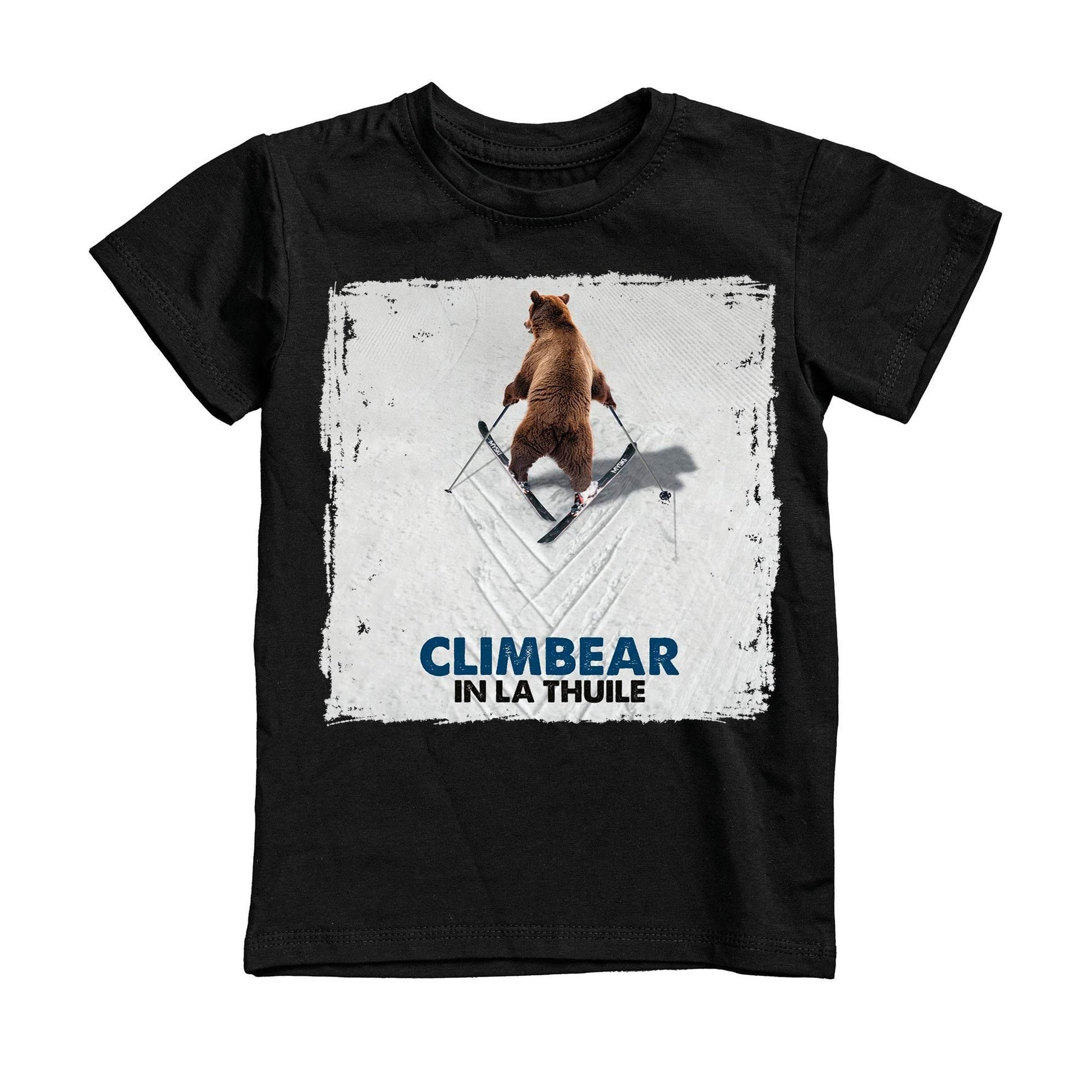 002-T-SHIRT UOMO BEAR-060-M NERO - MYSKI