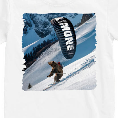 T-SHIRT JUNIOR BEAR-061-JM BIANCO