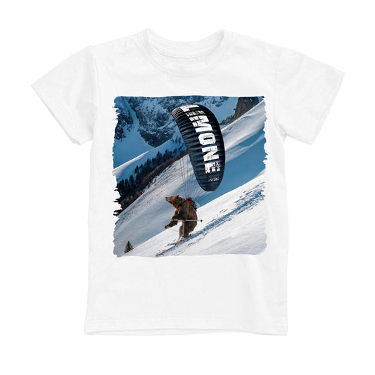 T-SHIRT UOMO BEAR-061-M BIANCO