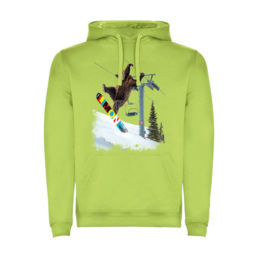 FELPA UOMO BEAR-062-M-FE PISTACCHIO