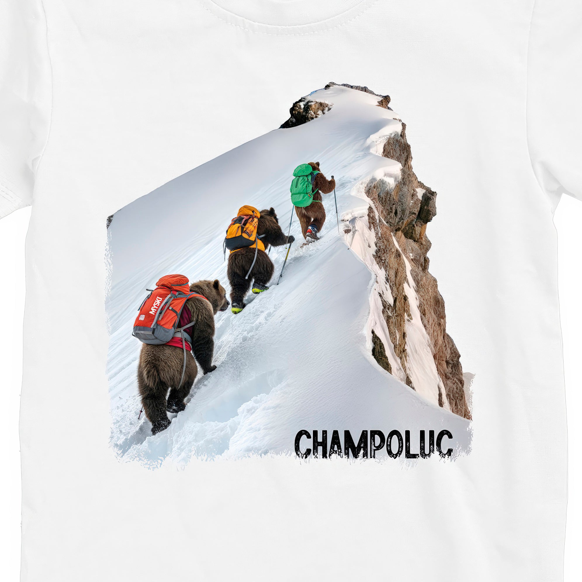 T-SHIRT JUNIOR BEAR-064-JM BIANCO