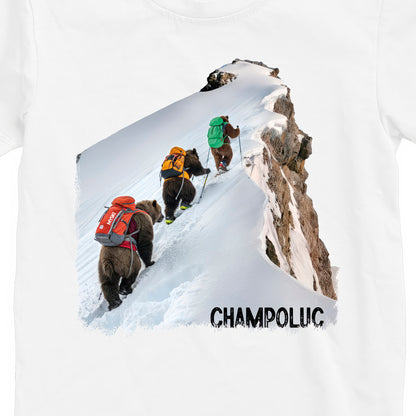 T-SHIRT JUNIOR BEAR-064-JM BIANCO