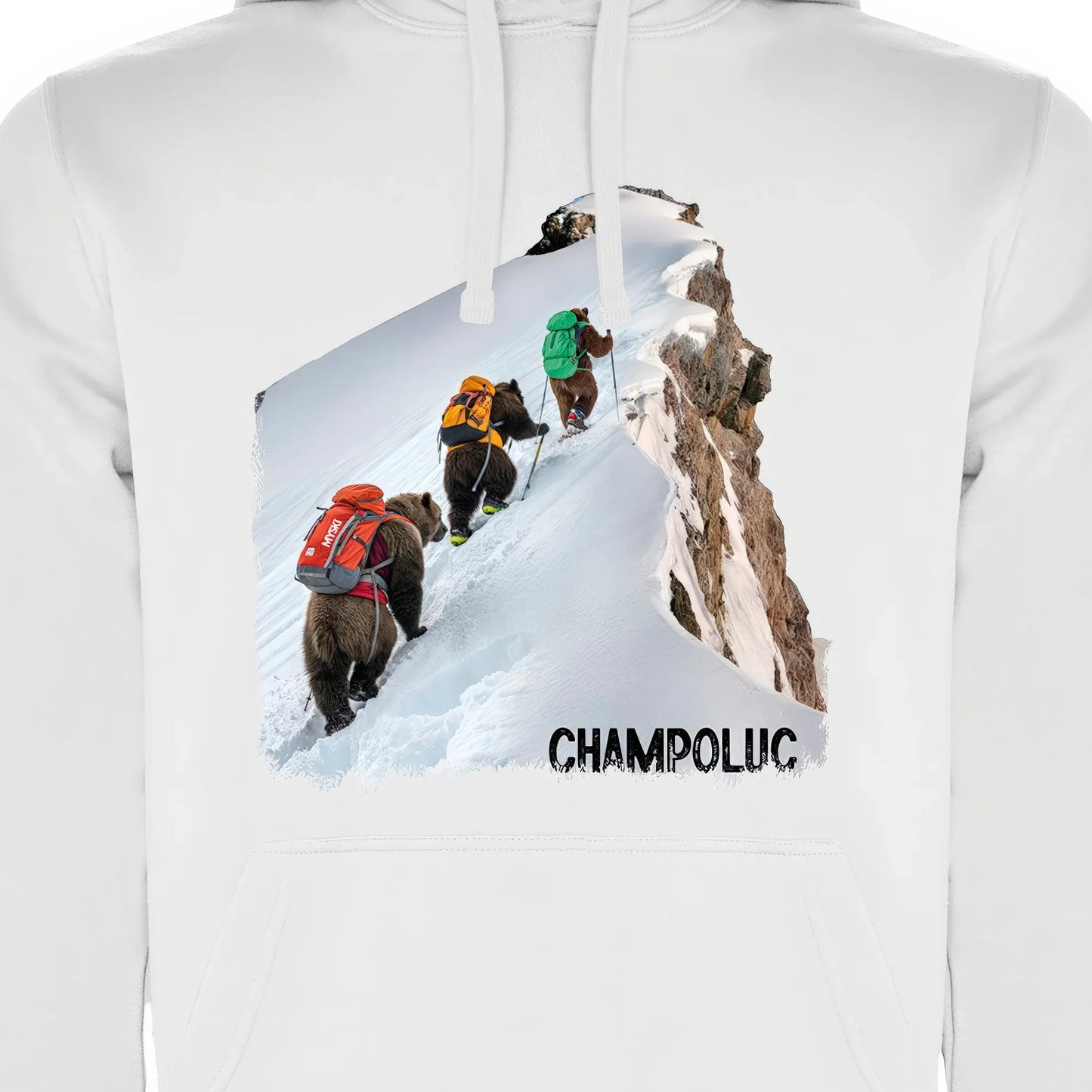 FELPA JUNIOR BEAR-064-JM-FE BIANCO