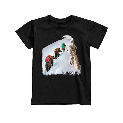 T-SHIRT JUNIOR BEAR-064-JM NERO