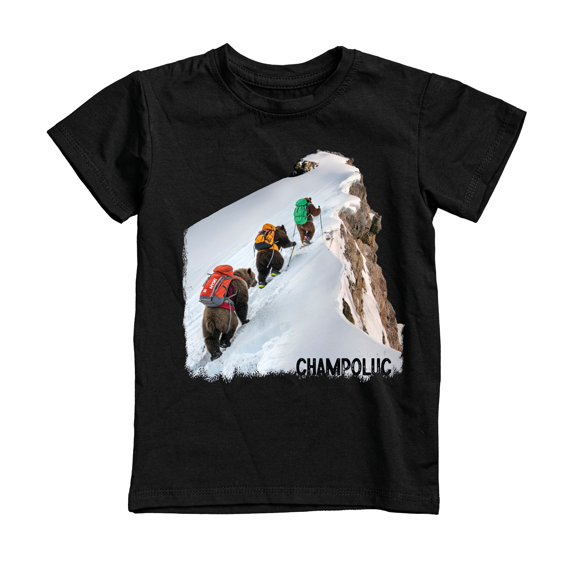 T-SHIRT UOMO BEAR-064-M NERO