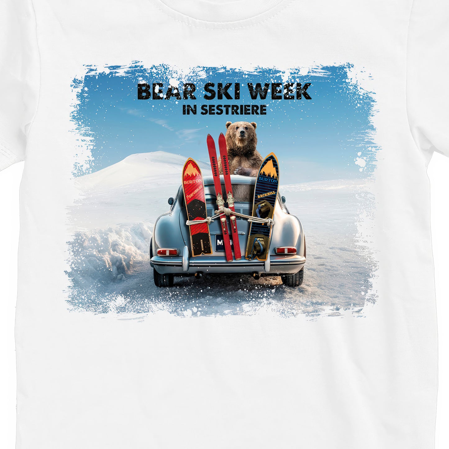 T-SHIRT JUNIOR BEAR-065-JM BIANCO