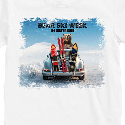 T-SHIRT JUNIOR BEAR-065-JM BIANCO