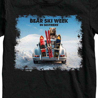 T-SHIRT JUNIOR BEAR-065-JM NERO