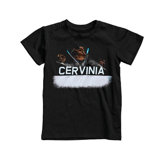 T-SHIRT JUNIOR BEAR-066-JM NERO