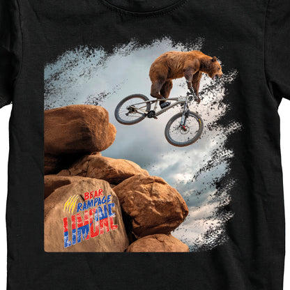 T-SHIRT JUNIOR BEAR-070-JM NERO