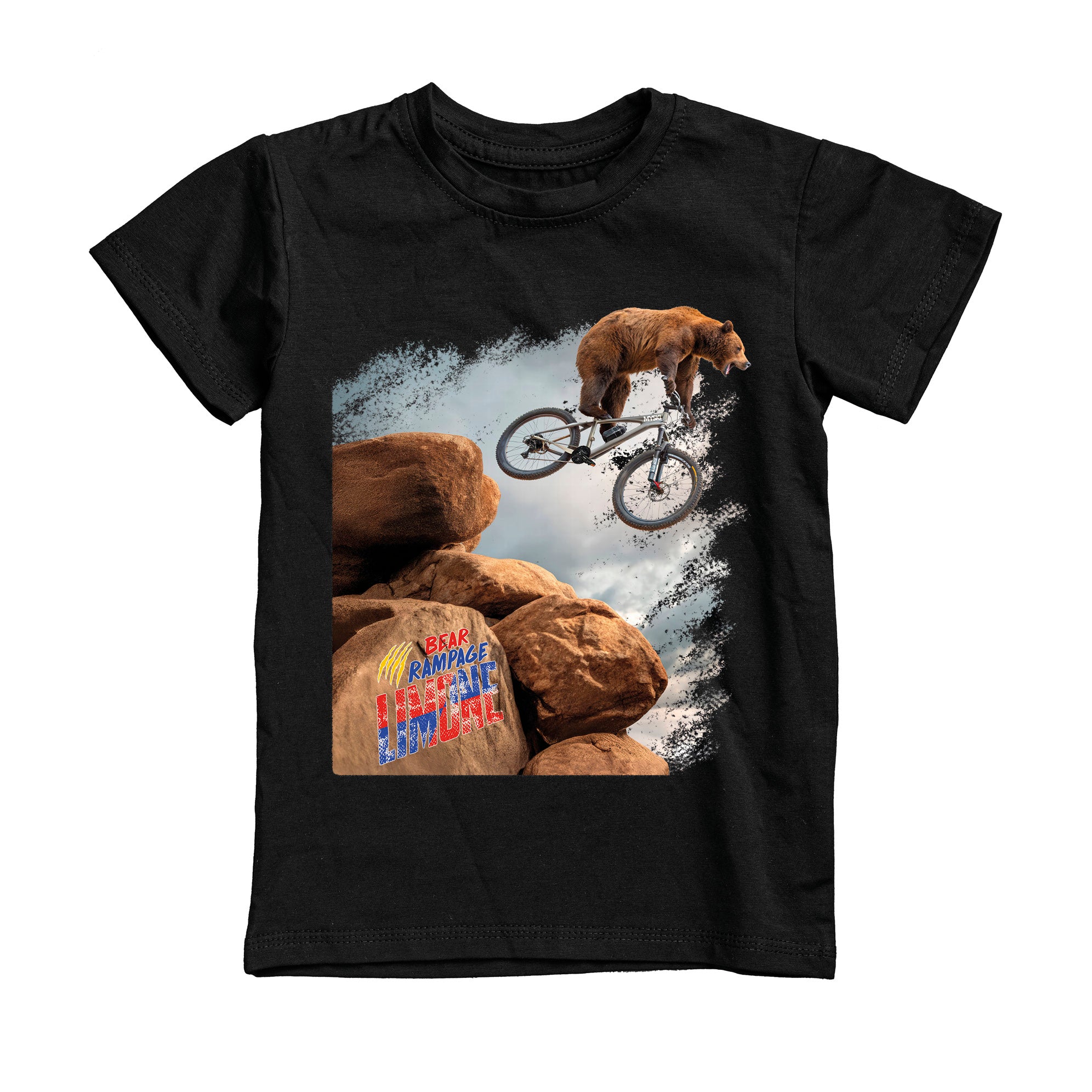 T-SHIRT UOMO BEAR-070-M NERO