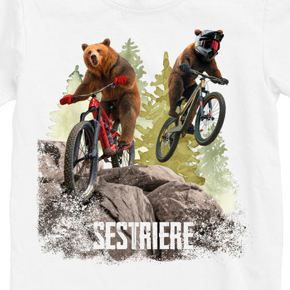 T-SHIRT JUNIOR BEAR-071-JM BIANCO