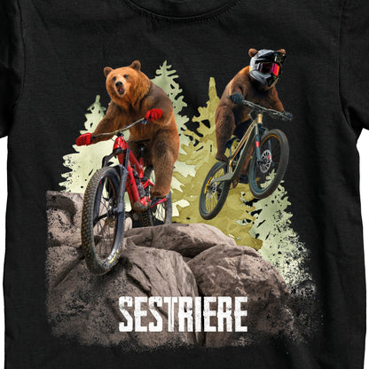 T-SHIRT UOMO BEAR-072-M NERO