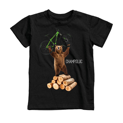 T-SHIRT UOMO BEAR-074-M NERO