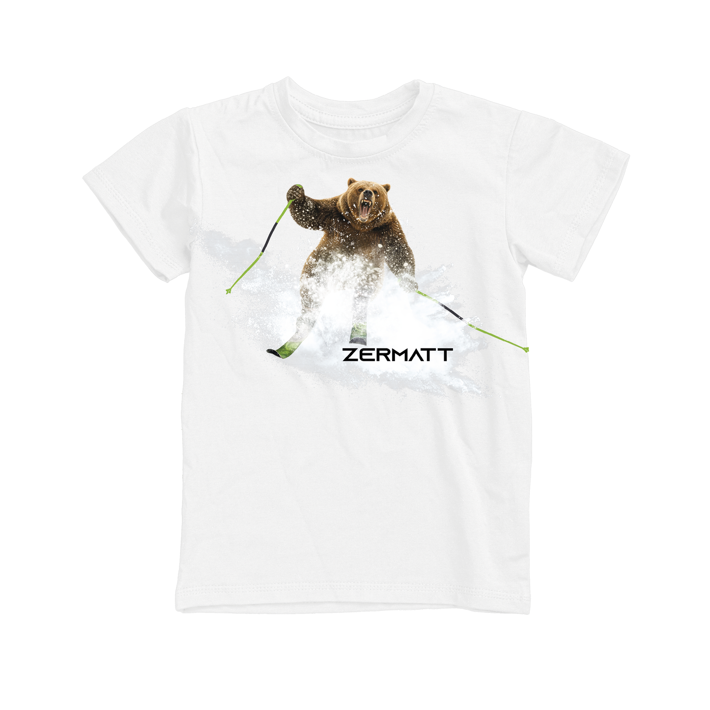 T-shirt bambino BEAR-080-JF-BIANCO