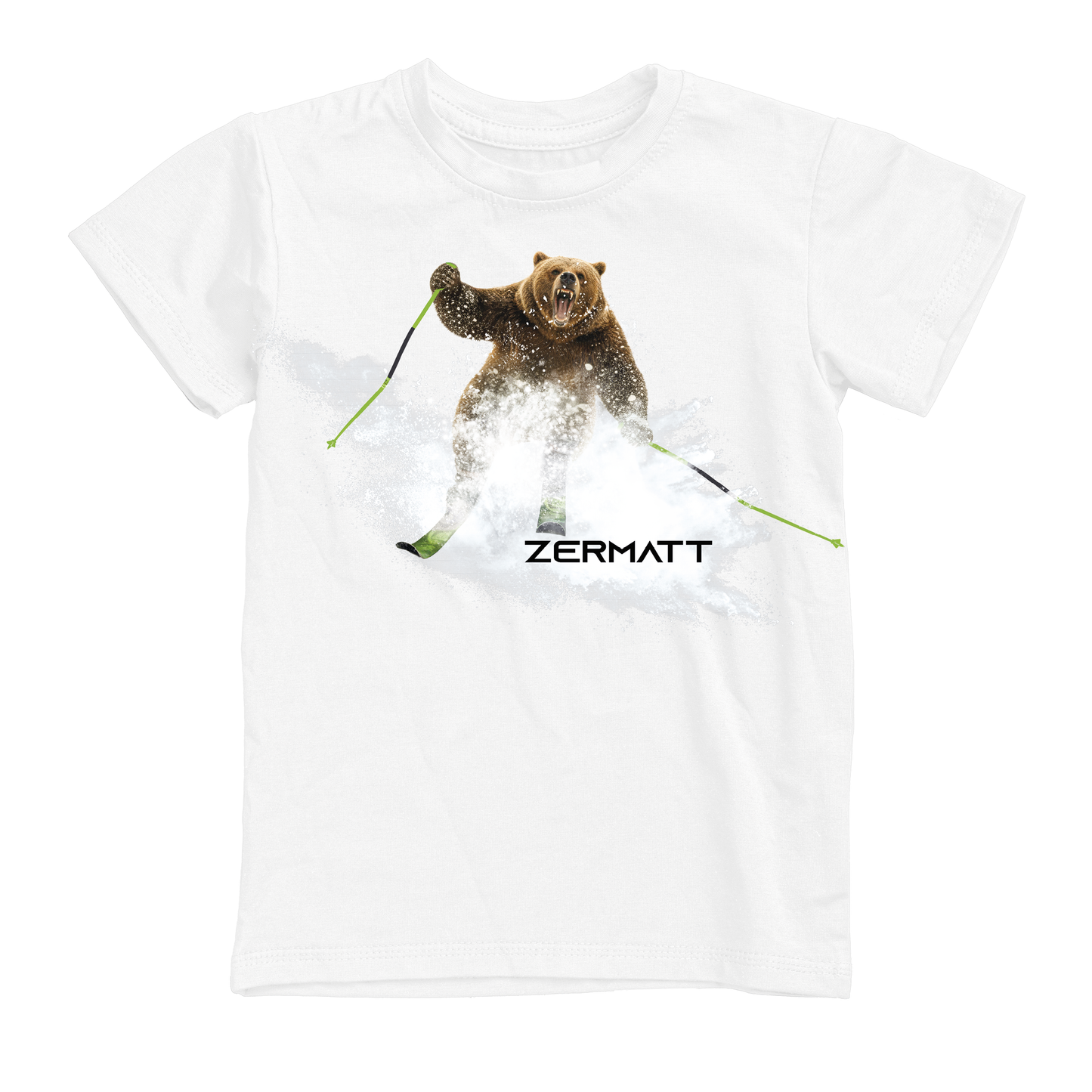 T-shirt uomo BEAR-080-M-BIANCO