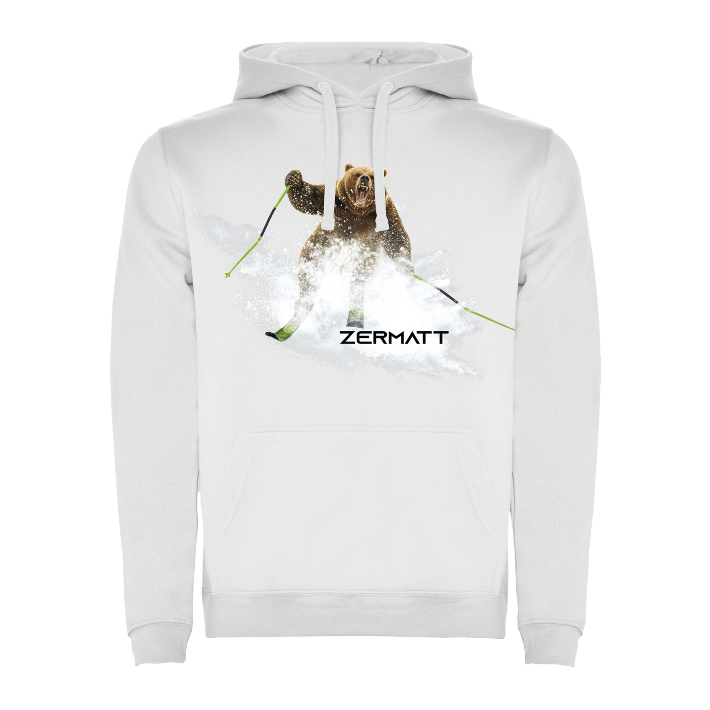 Felpa uomo BEAR-080-M-FE-BIANCO