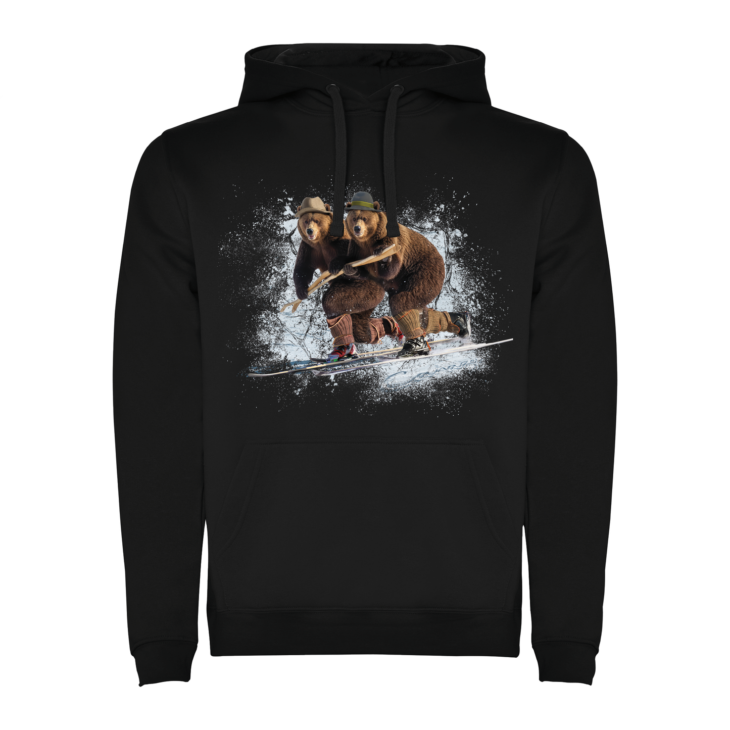 Felpa uomo BEAR-082-M-FE-NERO