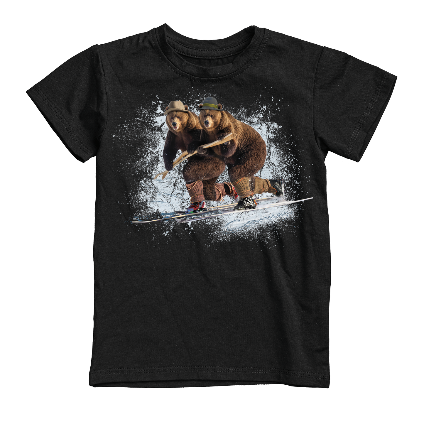 T-shirt uomo BEAR-082-M-NERO