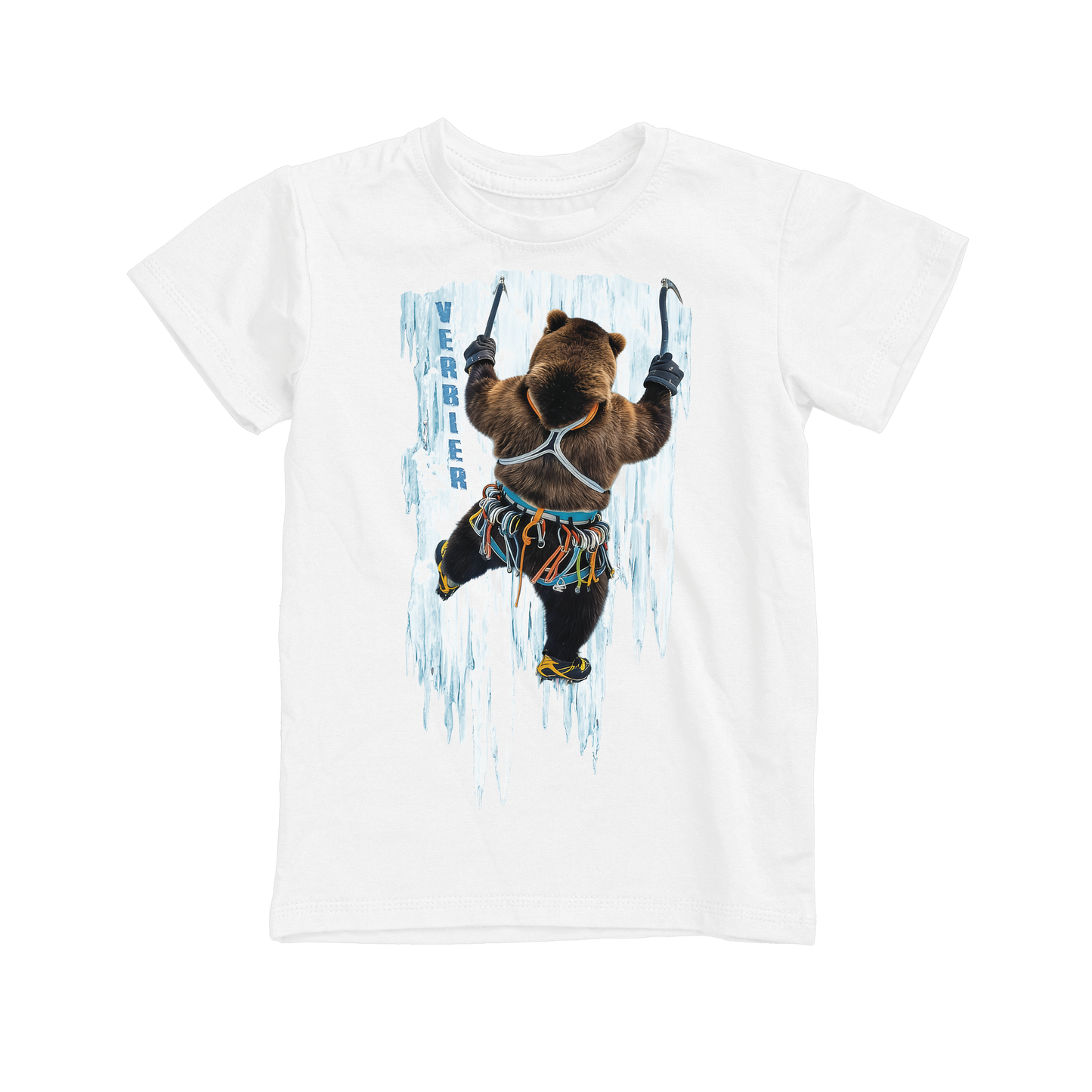 T-shirt bambino BEAR-083-JF-BIANCO