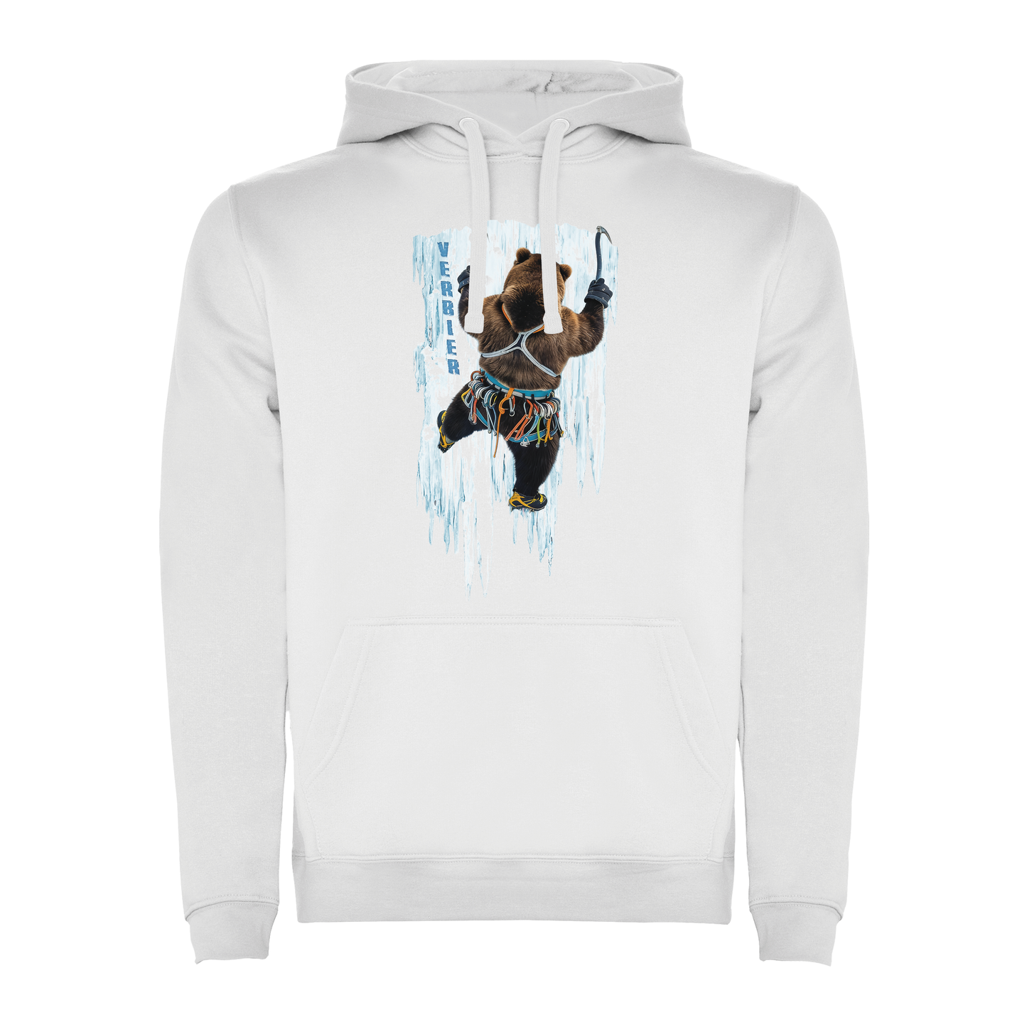 Felpa uomo BEAR-083-M-FE-BIANCO
