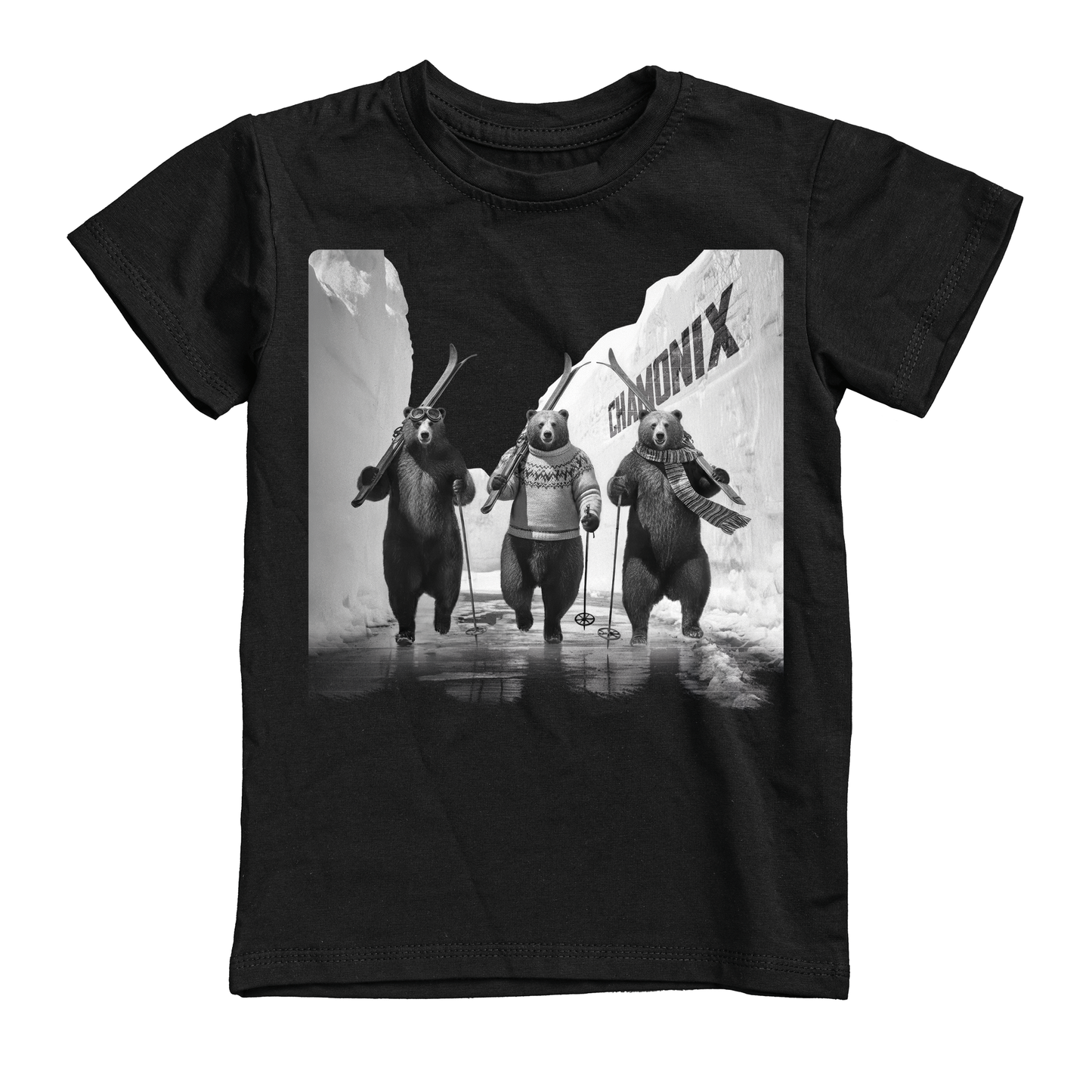 T-shirt uomo BEAR-085-M-NERO