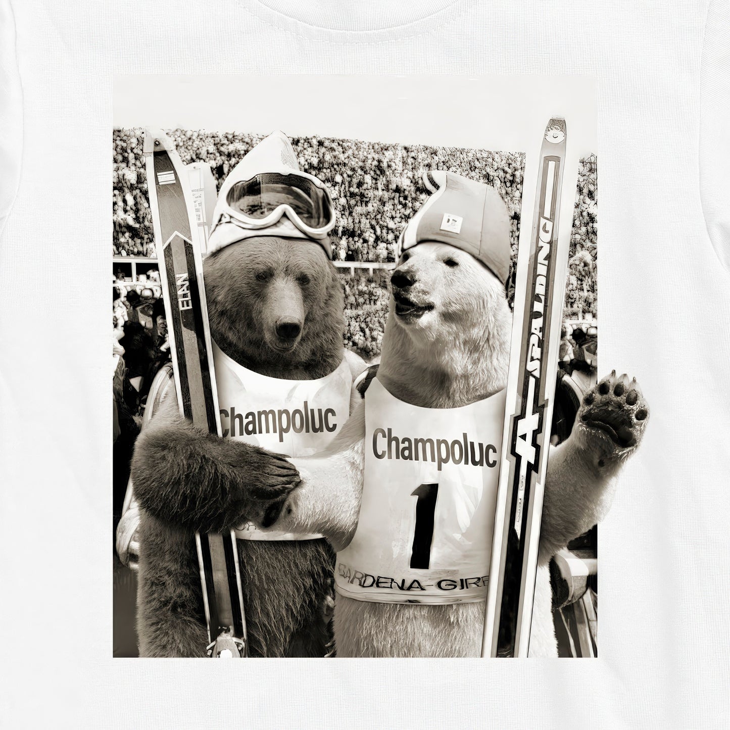 T-SHIRT UOMO BEAR-100-M BIANCO