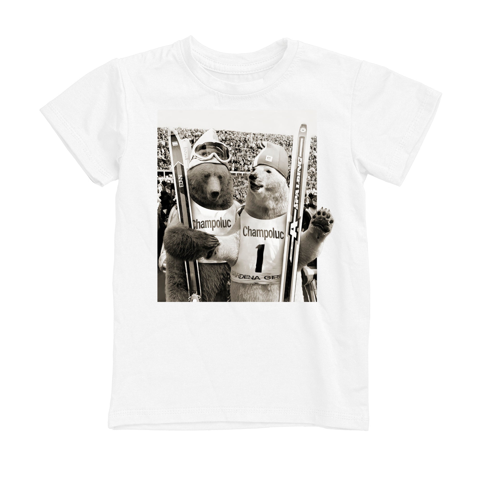 T-SHIRT UOMO BEAR-100-M BIANCO