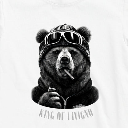 T-SHIRT UOMO BEAR-103-M BIANCO