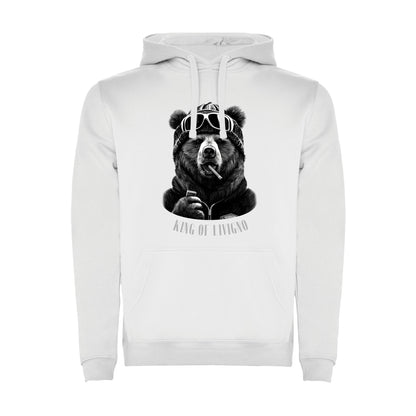 FELPA UOMO BEAR-103-M-FE BIANCO