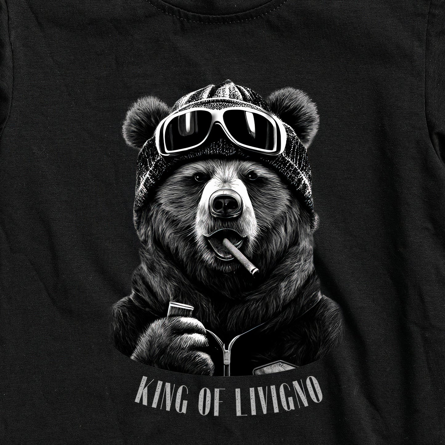 T-SHIRT UOMO BEAR-103-M NERO