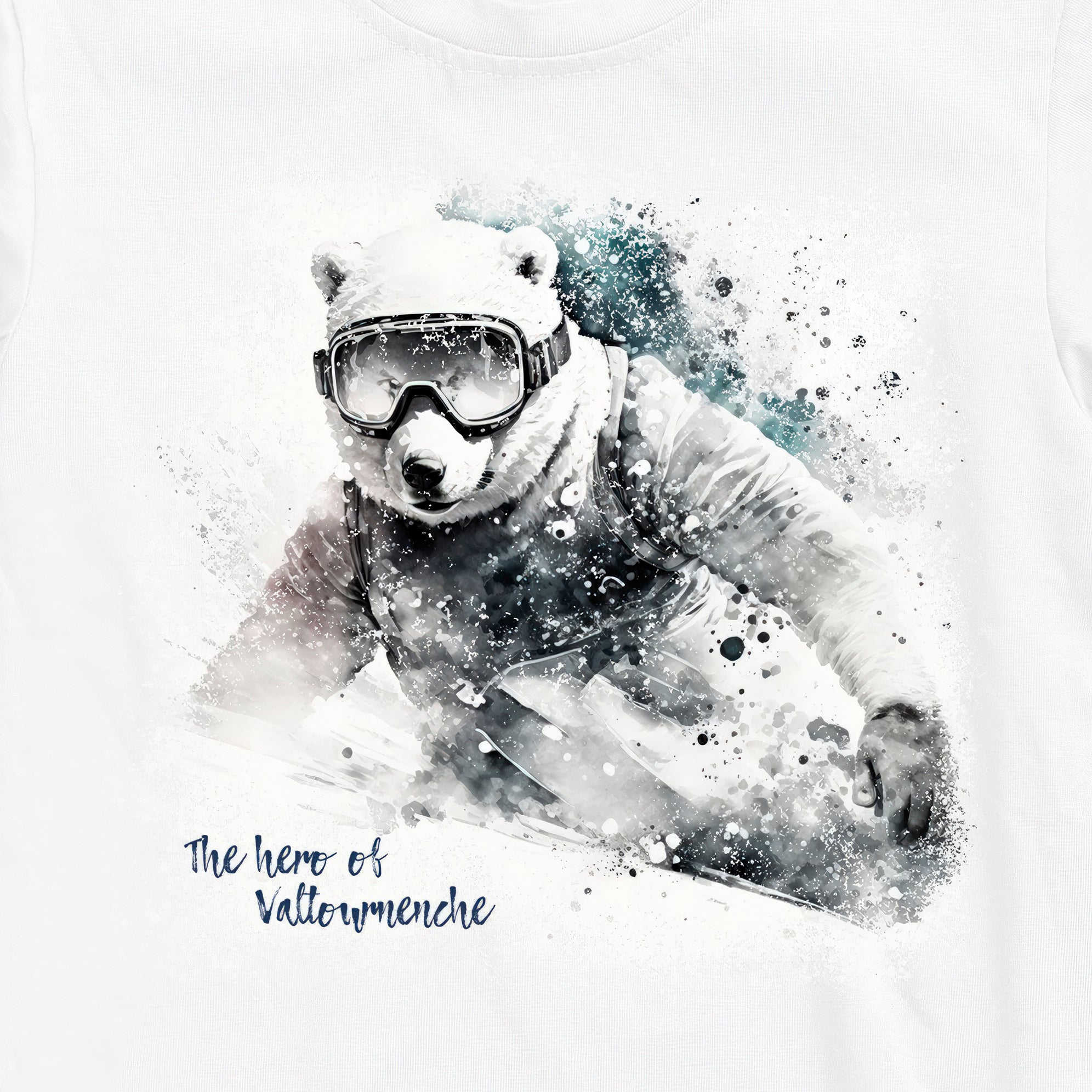 T-SHIRT UOMO BEAR-105-M BIANCO