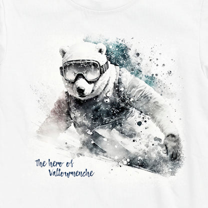 T-SHIRT UOMO BEAR-105-M BIANCO