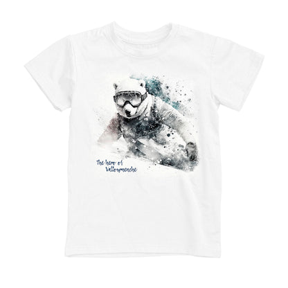 T-SHIRT UOMO BEAR-105-M BIANCO