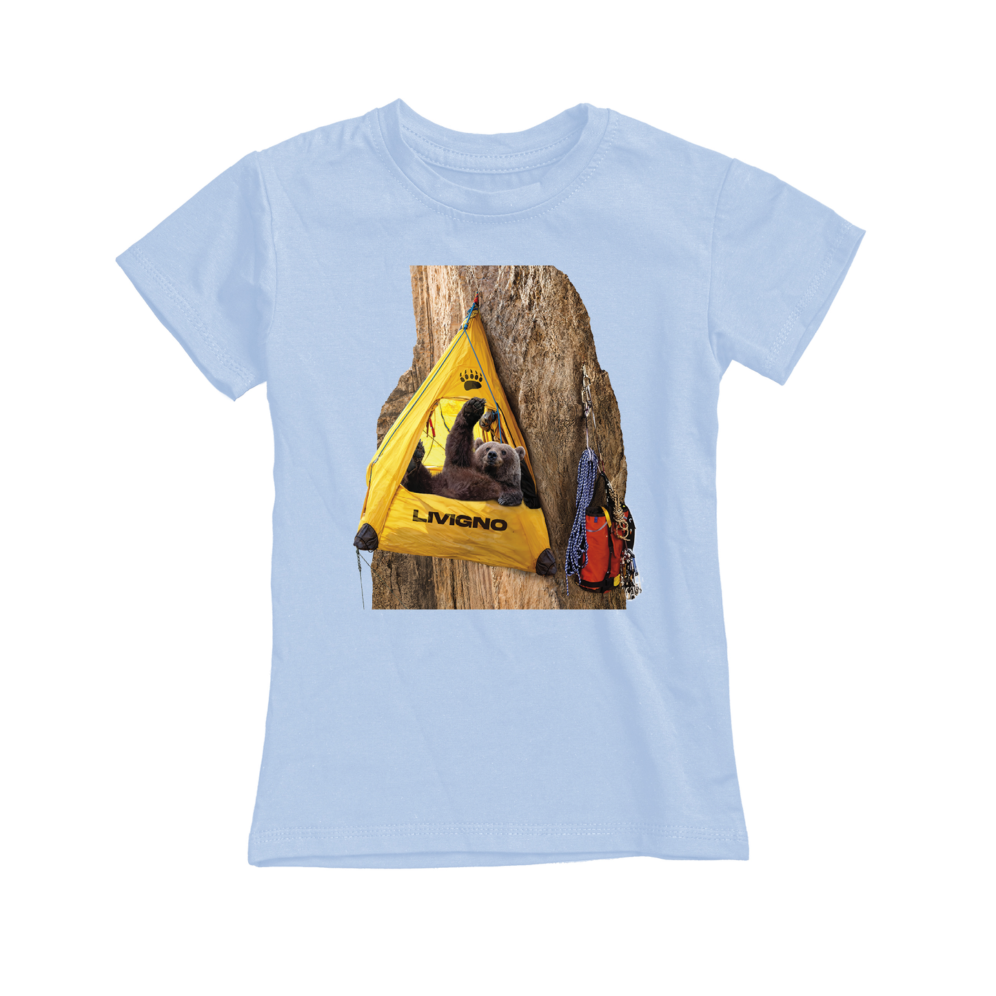 T-shirt bambino BEAR-120-JM AZZURRO