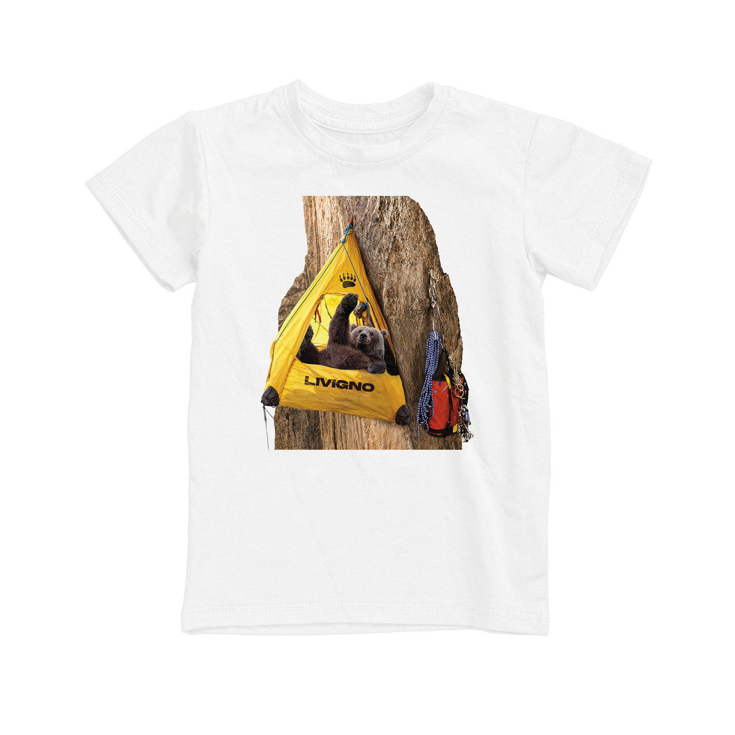 T-shirt bambino BEAR-120-JM BIANCO