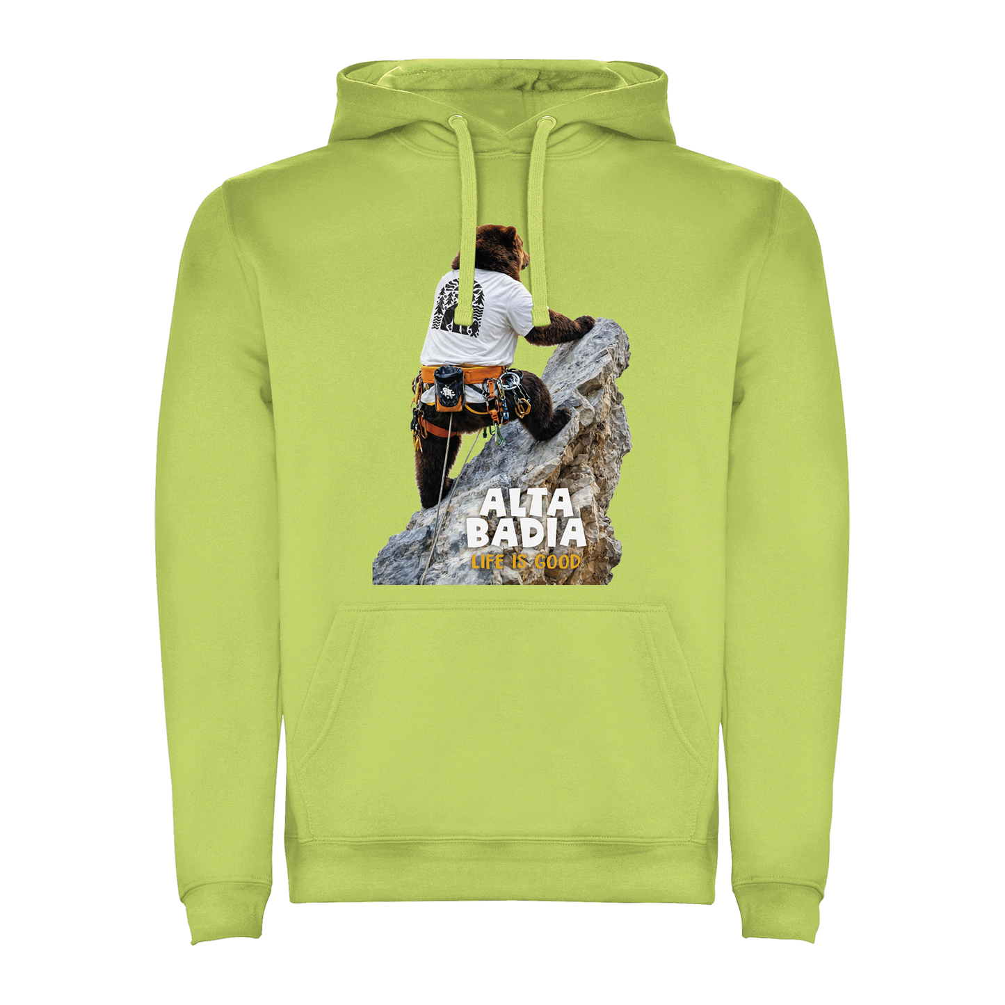 Felpa uomo BEAR-122-M-FE LIME