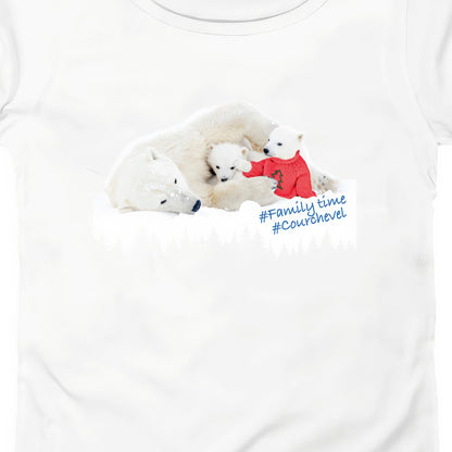 T-SHIRT JUNIOR BEAR-201-JF BIANCO