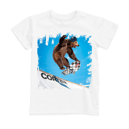 T-SHIRT UOMO BEAR-300-M BIANCO