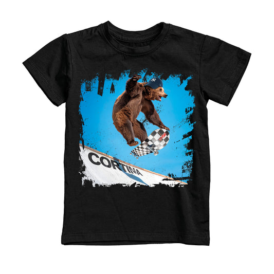 T-SHIRT UOMO BEAR-300-M NERO