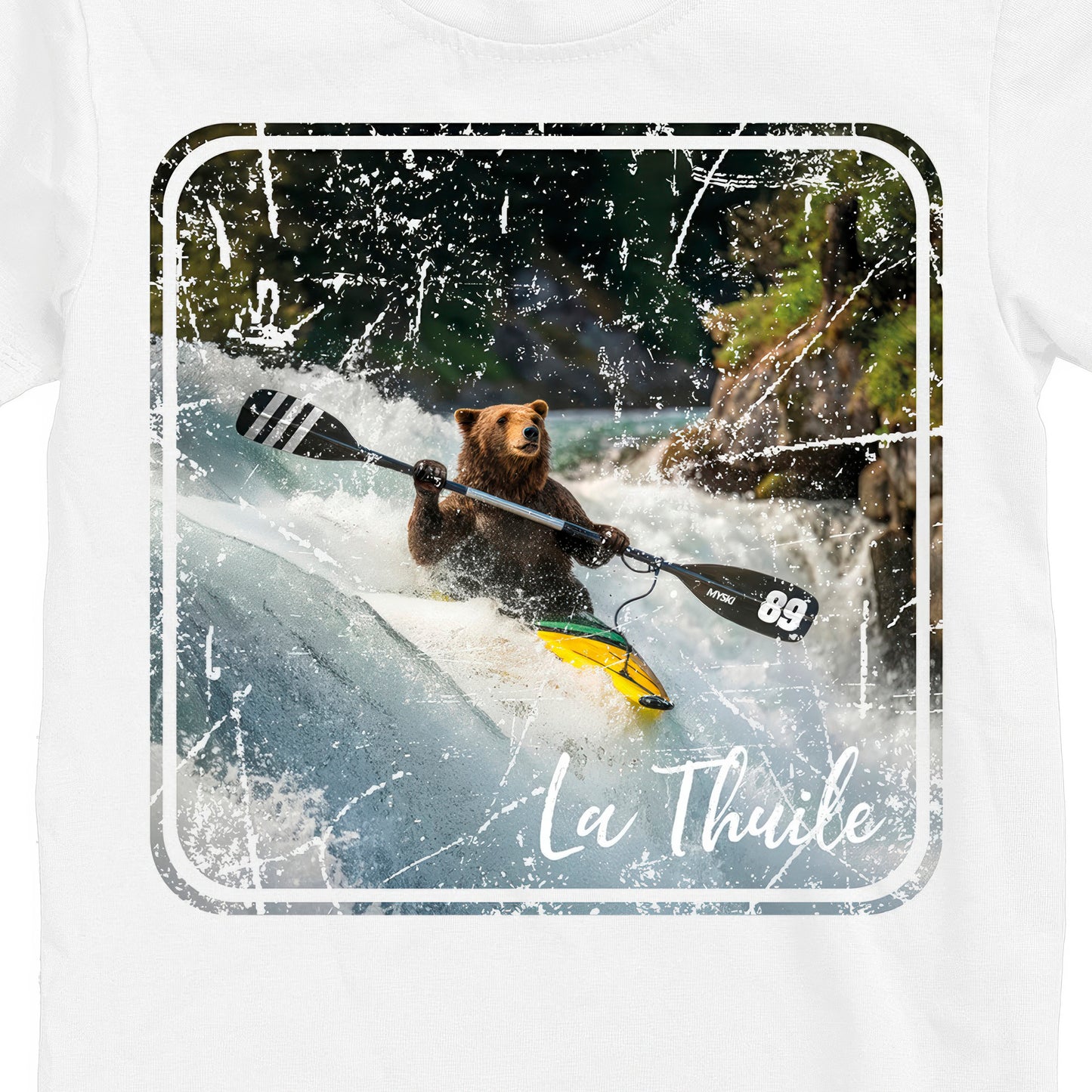 T-SHIRT JUNIOR BEAR-301-JM BIANCO