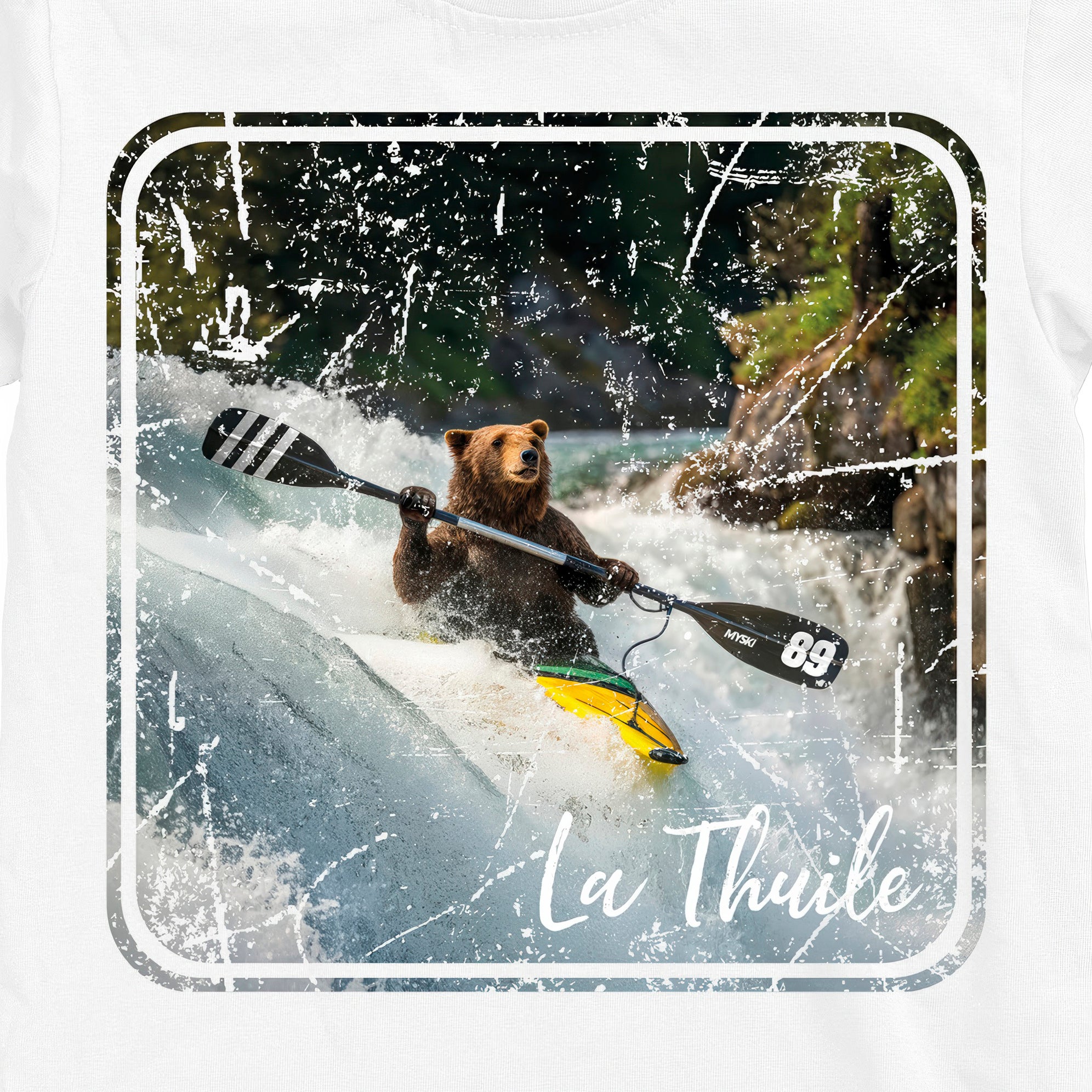 T-SHIRT UOMO BEAR-301-M BIANCO