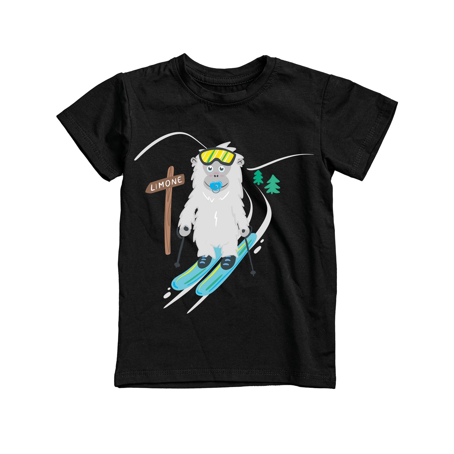 T-SHIRT JUNIOR BYET2-002-JM NERO