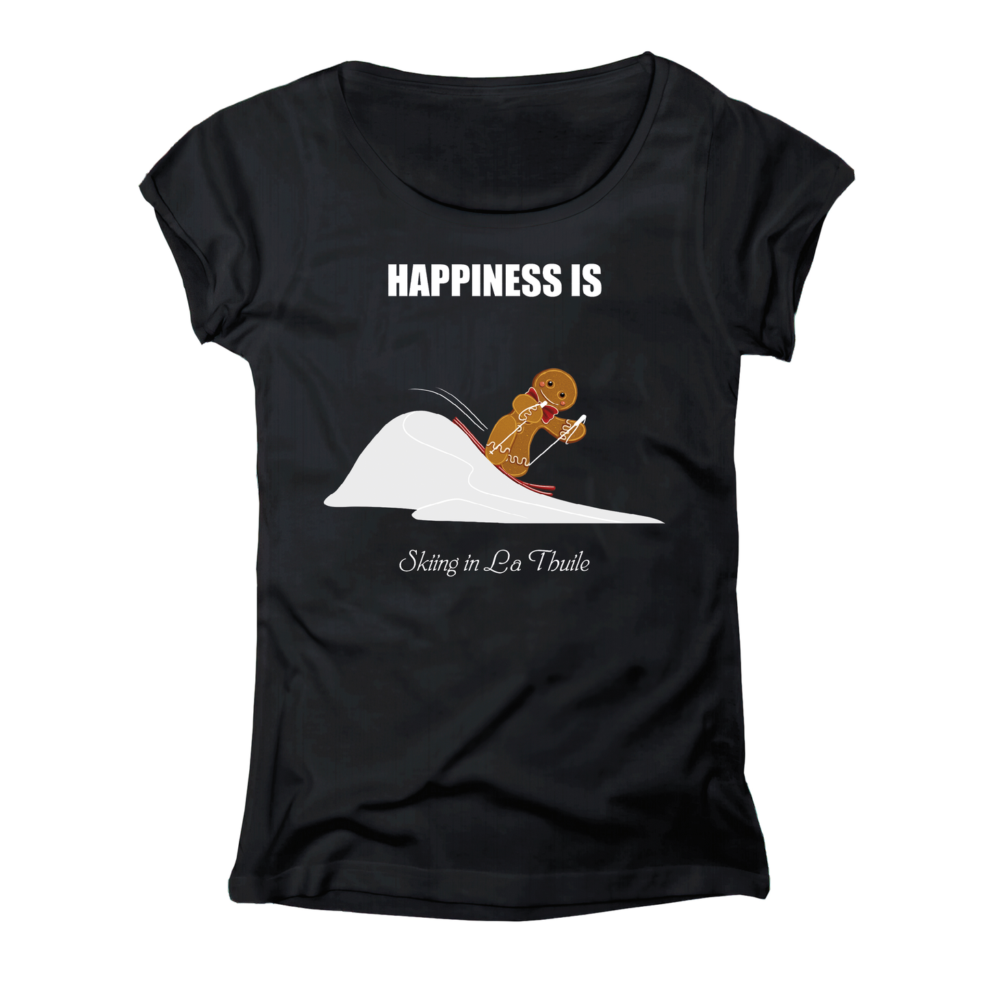 T-shirt donna COOKIE-001-W-NERO