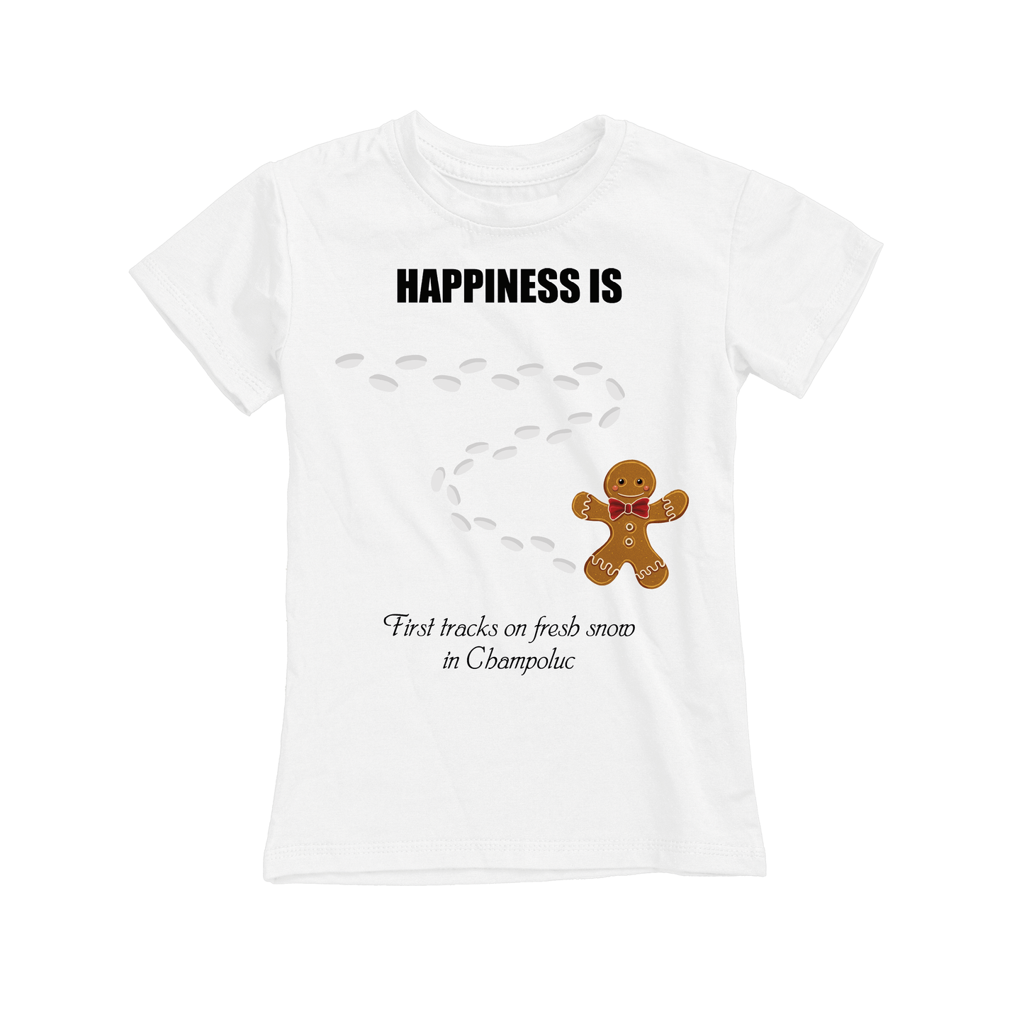 T-shirt bambina COOKIE-007-JF-BIANCO